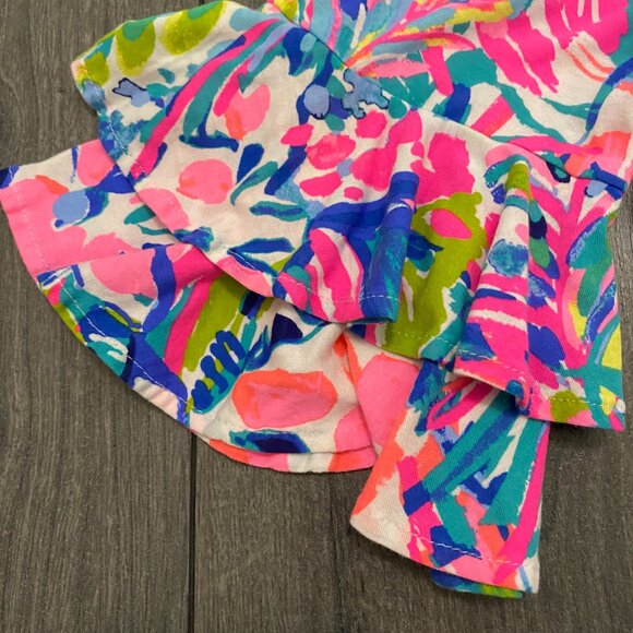 Lilly Pulitzer Lula Floral Ruffle Sleeve Top Size XS NWT - Picture 3 of 6